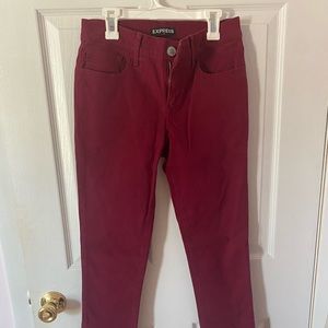 Red Jegging pants